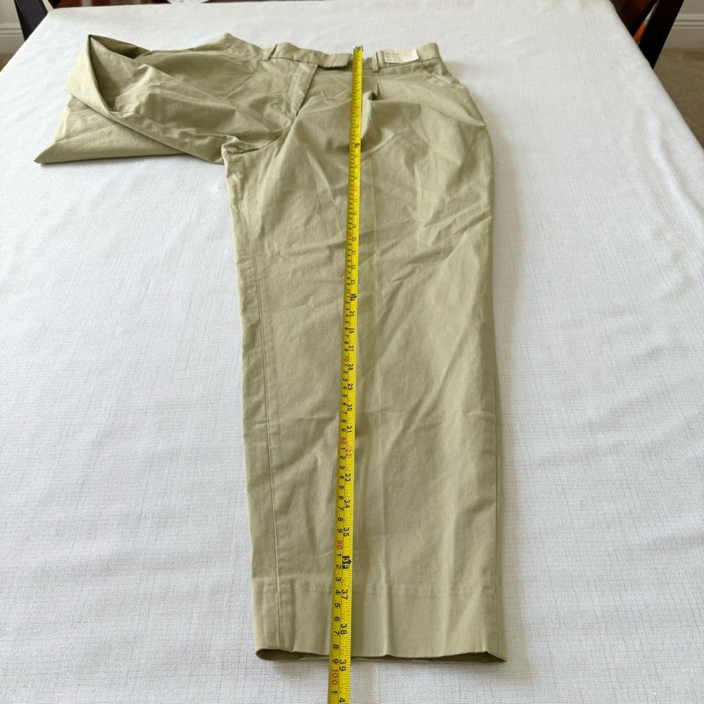 Abercrombie & Fitch Olive Green High-Waisted Pants - Picture 8 of 10